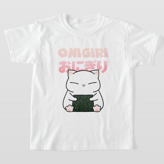 Rice Ball Sushi Cat T-shirt (Laagn)