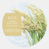 Rice Facial Mask Label (Voorkant)