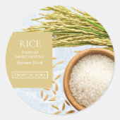 Rice Facial Mask Label (Voorkant)