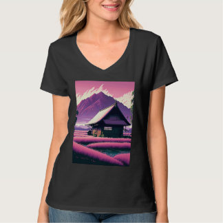 Rice Field Landscape Japan T-shirt