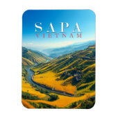 Rice fields in Sapa, Vietnam  Magneet (Verticaal)