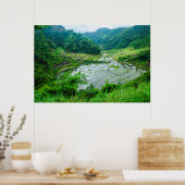 Rice terrace landschap, Filipijnen Poster (Keuken)