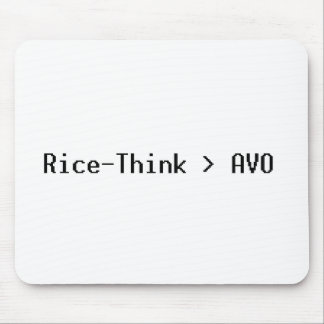 Rice-Think>AVO Mousepad Muismat