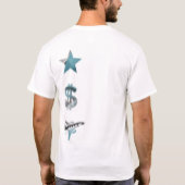 RICH Achterdruk T-shirt Trend Abstract Blue Ocean