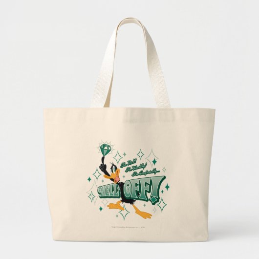 Rich and Wealthy DAFFY DUCK™ Grote Tote Bag (Voorkant)