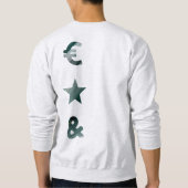 RICH Back Print Sweatshirt Trend Abstrait Green (Dos)