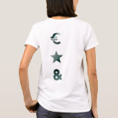 RICH Back Print T-Shirt Trend Abstrait Black Green (Dos)