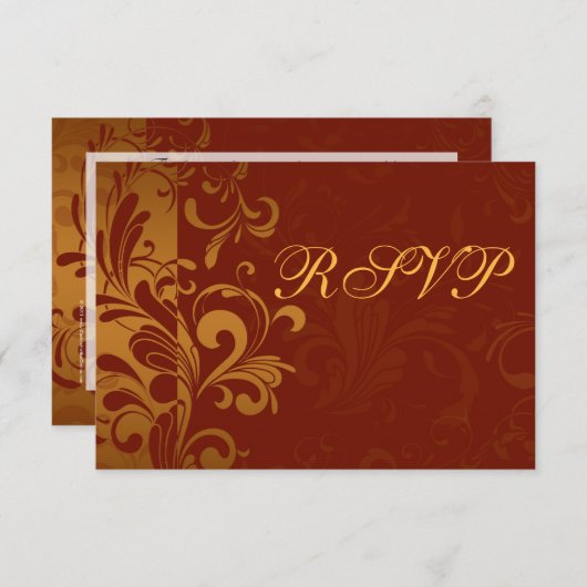 Rich Brick Rouge et or Reverse Swil RSVP (Devant / Derrière)