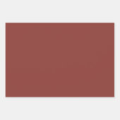 Rich Bronze Faux Leather Design Inpakpapier Vel (Voorkant 3)