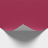 Rich Cranberry Solid Cadeaupapier (Hoek)