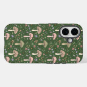 Rich Emerald Green Fungi Seamless Jewel Tone Case-Mate iPhone Case (Achterkant (horizontaal))