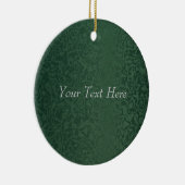 Rich Emerald Green Keramisch Ornament (Rechts)