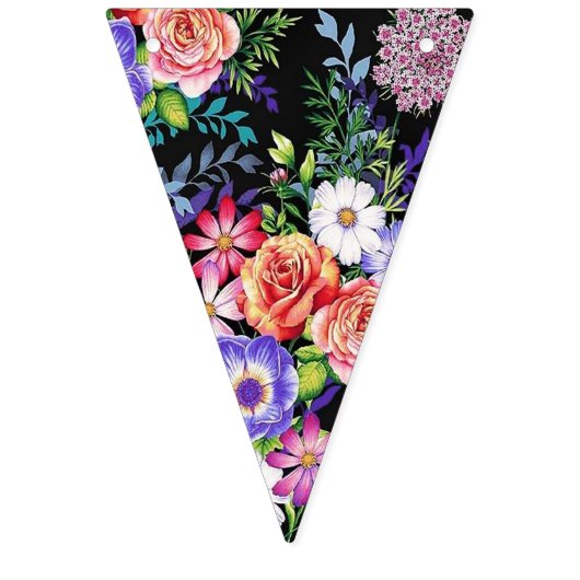 Rich  Floral Bunting. Vlaggetjes (Zevende vlag)