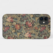 Rich Floral Tapestry Brocade Antiek Classic Case-Mate iPhone Case (Achterkant (horizontaal))