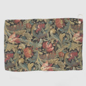 Rich Floral Tapestry Brocade Antiek Classic Golfhanddoek (Horizontaal)