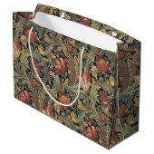 Rich Floral Tapestry Brocade Antiek Classic Groot Cadeauzakje (Achterkant Gekanteld)