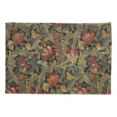 Rich Floral Tapestry Brocade Antiek Classic Kussensloop (Achterkant-Links)