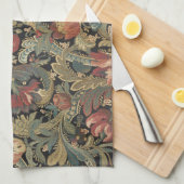 Rich Floral Tapestry Brocade Antiek Classic Theedoek (Quarter Fold)