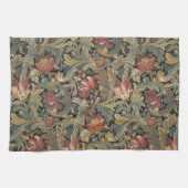 Rich Floral Tapestry Brocade Antiek Classic Theedoek (Horizontaal)