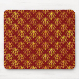 Rich Holiday Damask Muismat