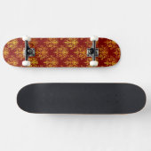 Rich Holiday Damask Skateboard (Horizontaal)