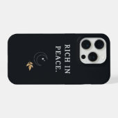 Rich in Peace – Minimal Luxury Aesthetic PhoneCase (Verso Horizontal)