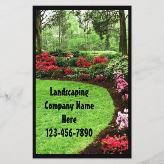 Rich Landscape Lawn Care Business Flyer (Voorkant)