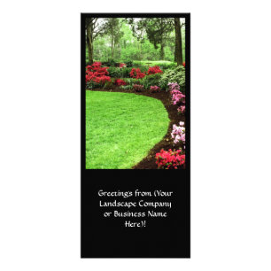 Rich Landscape Lawn Care Business Reclamekaart
