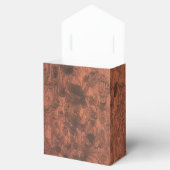 Rich Mahogany Wood Texture Print Bedankdoosjes (Geopend)