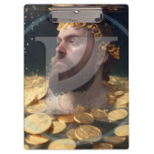 Rich Man Rune Clipboard |Feoh Fehu Viking Anglo Klembord (Voorkant)
