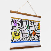Rich Port, Paul Klee Hangend Wandkleed (Gebogen)