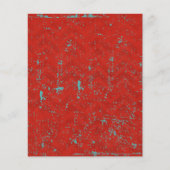 RICH RED AQUA BLUE SPLOTCHES WALLPAPERS SJABLONEN FLYER (Voorkant)