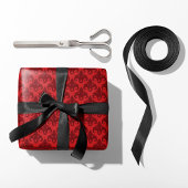 Rich Red Damask Cadeaupapier