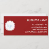 RICH SANGRIA RED LOYALTY KAART 10 BUSINESS LOGO (Achterkant)