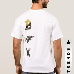 RICH T-Shirt Trend Abstracte Kunst Zwart Wit Goud
