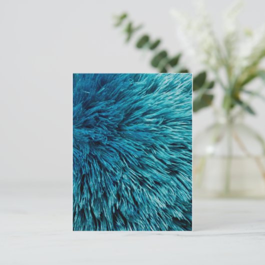 Rich Turquoise Briefkaart (Staand voorkant)