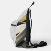 RICH Witte Sling Bag Trend Abstracte Kunst Zwart G (Rechts)