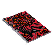 Rich Woodcut-geïnspireerd ontwerp Notitieboek (Rechterzijde)