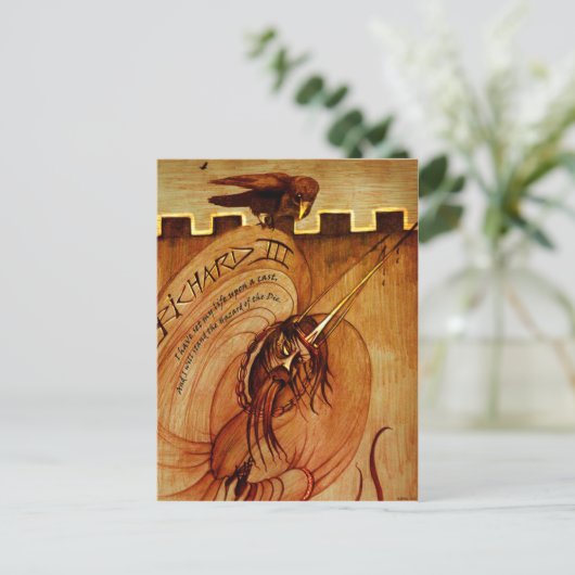 "Richard 3rd" briefkaart (Staand voorkant)