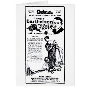 Richard Barthelchau, krant uit 1922