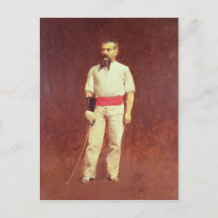 Richard Burton in Fencing Dress, 1889 Briefkaart