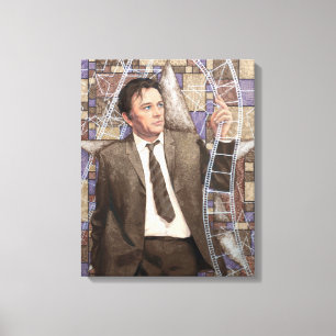 Richard Burton Portrait Painting Old Hollywood Canvas Afdruk