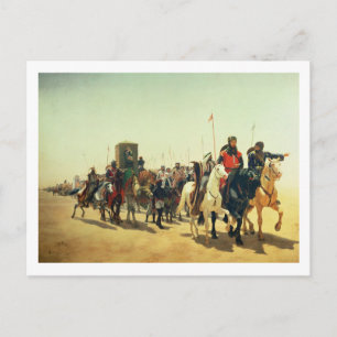 Richard Coeur de Lion op weg naar Jeruzalem Briefkaart