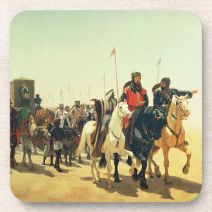 Richard Coeur de Lion op weg naar Jeruzalem Drankjes Onderzetter