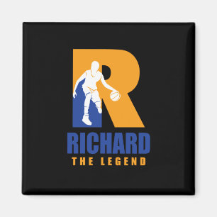 Richard Custom Player Basketbal Jouw naam The Leg Magneet