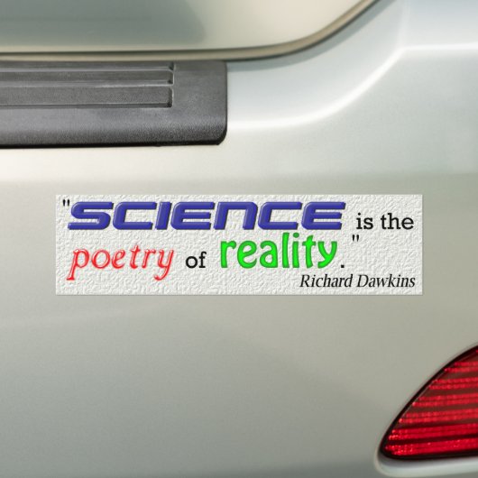 Richard Dawkins citaat Bumpersticker (Op auto)