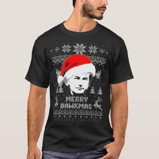 Richard Dawkins Merry Dawkmas Lelijk Kerstzweet T-shirt