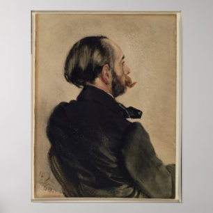 Richard, de broer van de kunstenaar, 1860 poster