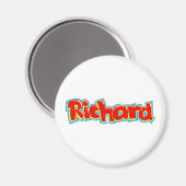 Richard graffiti magneet (Voorkant / Achterkant)