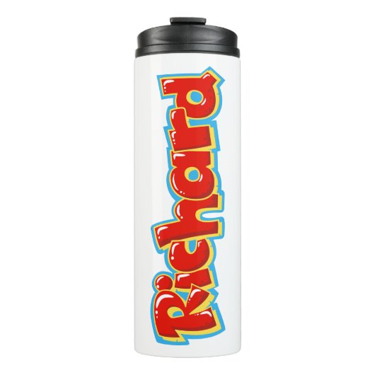 Richard graffiti thermosbeker (Voorkant)